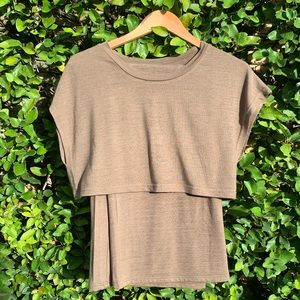 A complete olive matching set.